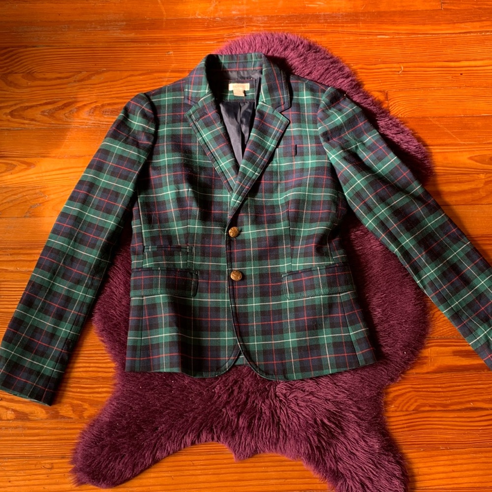 J.CREW Plaid Blazer